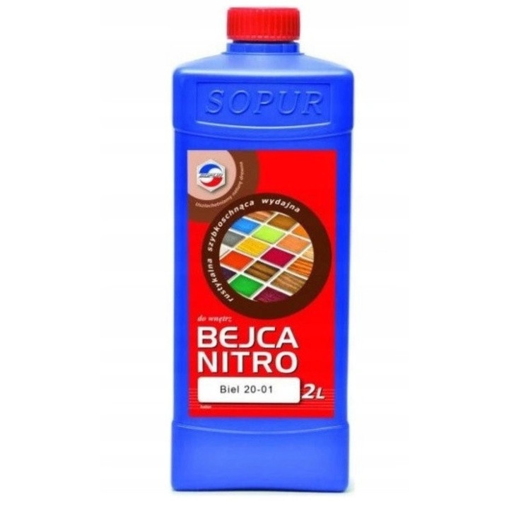 Sopur 22-10 festék, 2L, barna, fára, 15 perc száradási idő, 10-15m2/L fedőképesség