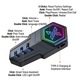 Мото комуникационна система Xiusaqio, Bluetooth 5.3, IPX67, 1000mAh, 45ч автономност, двойна връзка, интелигентно намаляване на шума, автоматични повиквания, музика, гласова навигация, черна