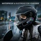 Мото комуникационна система Xiusaqio, Bluetooth 5.3, IPX67, 1000mAh, 45ч автономност, двойна връзка, интелигентно намаляване на шума, автоматични повиквания, музика, гласова навигация, черна