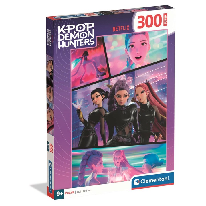 K-pop Démonvadászok Take Down 300 db-os puzzle Clementoni