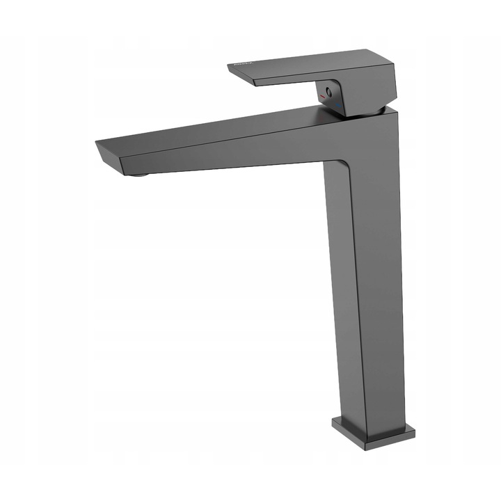 Baterie sanitara Avapax Vellano umywalkowa, kwadrat, grafit
