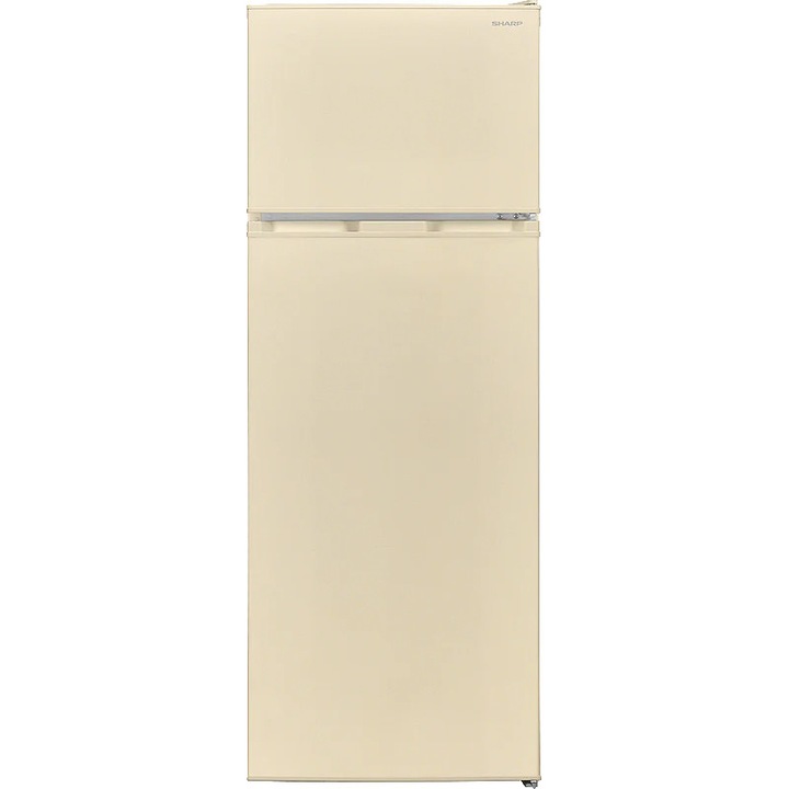 Frigider cu congelator sus Sharp SJ-FTB01ITXJE, 213 l, E, Static, Bej