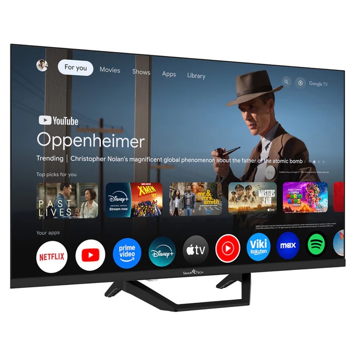 Televizor SMARTTECH 32QG01V2 QLED SMART TV, GOOGLE TV, 32.0 ", 80.0 cm