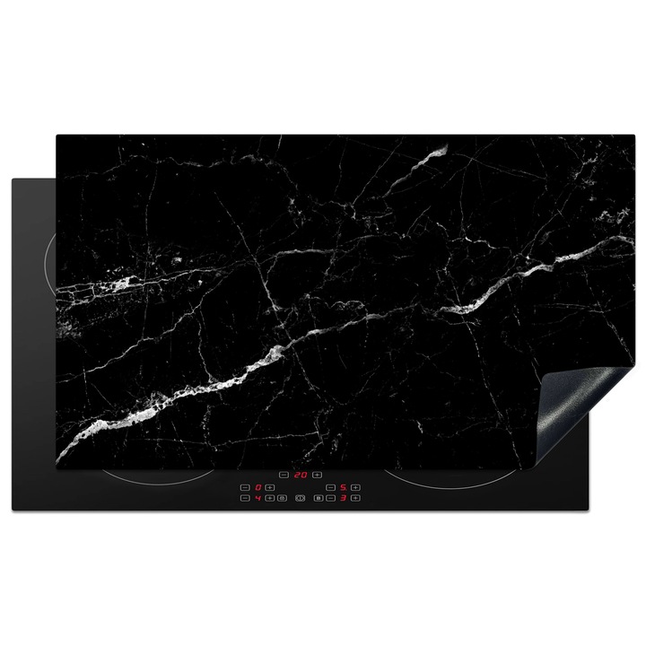 Защита за индукционен плот, Защита за готварска печка, Покритие за плот, Против надраскване, Декор за кухня Сив 91.6x52.7 см