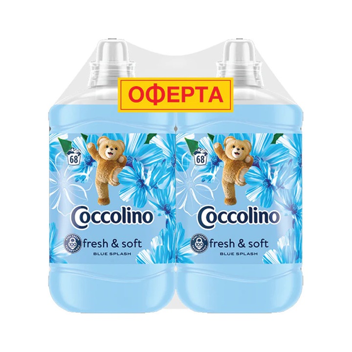 Balsam de rufe Cocolino 2x1.7L, parfum Praneta