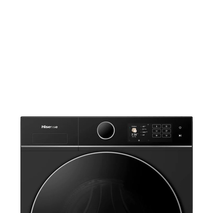 Masina de spalat rufe Hisense WD5I9043BBFS, capacitate 5.0 kg, 1400 ob/min, motor inverter