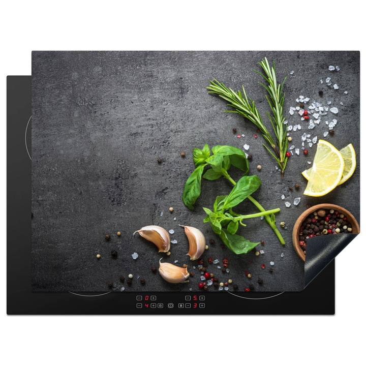 Защита за индукционен плот OnlyWow, против надраскване, зелена, 71x52 см