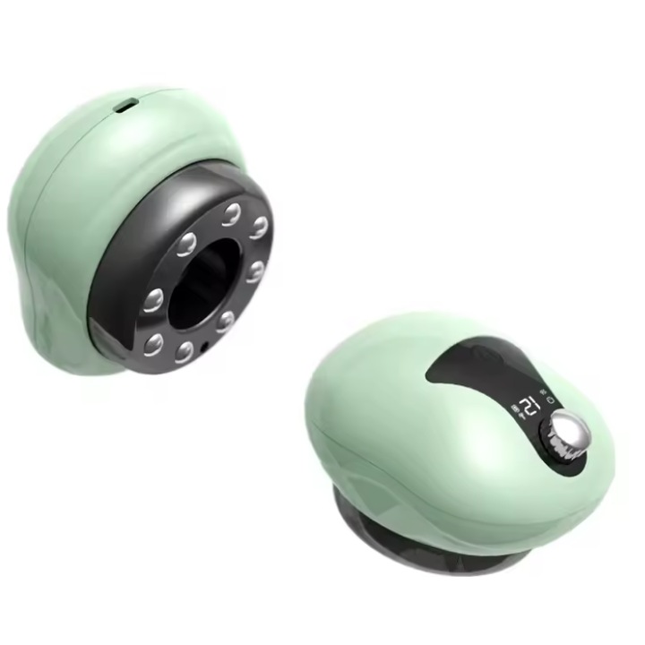 Aparat de masaj electric, 12 niveluri de intensitate, design cu 8 bile magnetice, portabil, pentru intregul corp