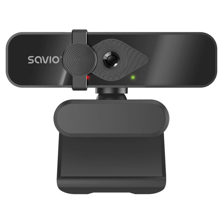 Camera web Savio CAK-06, 3840x2160p, USB, neagra