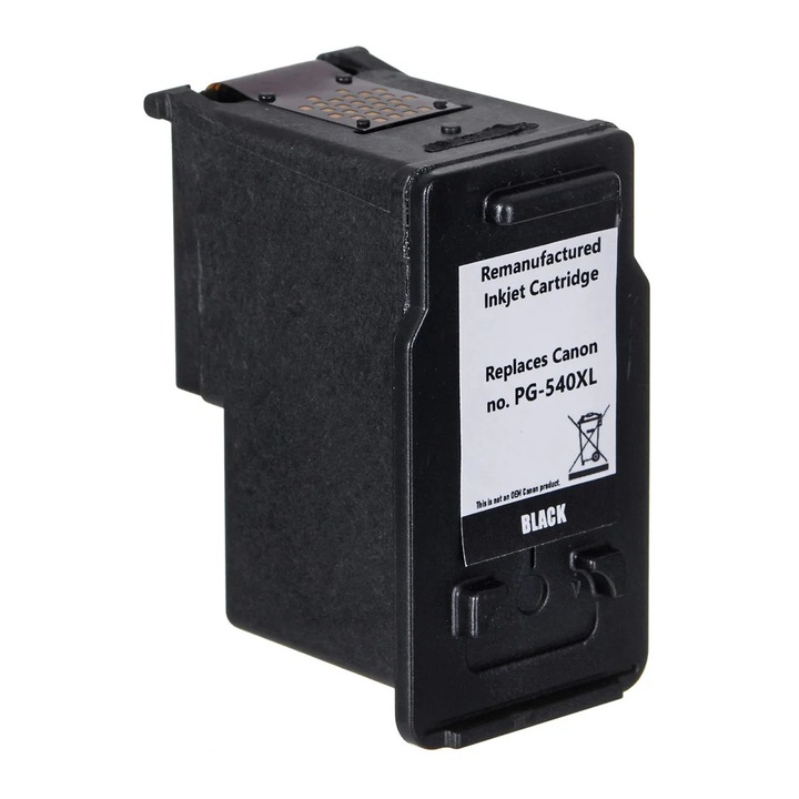 Cartus cerneala/cartus imprimanta Superbulk B-C540XL, remanufacturat, compatibil cu Canon PG-540XL, negru, standard