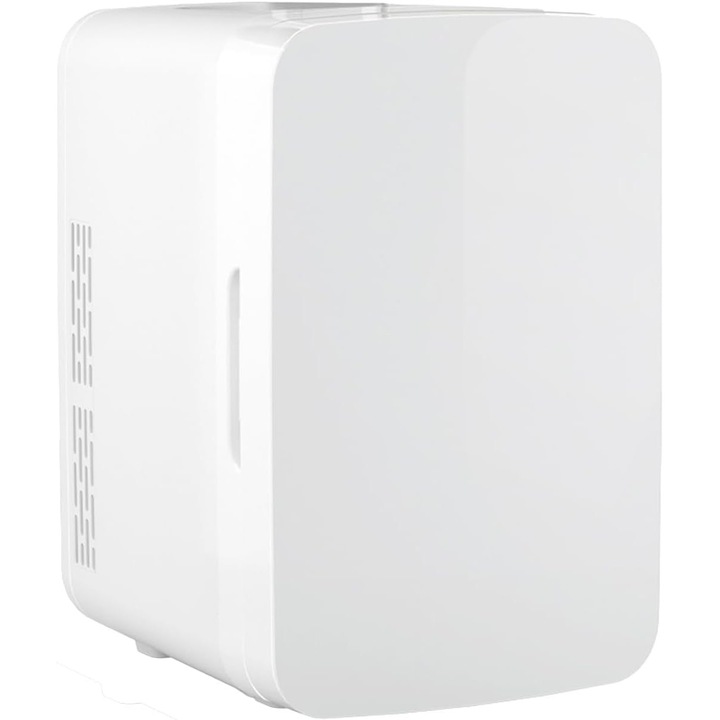 Mini frigider YASHE, 10L/12 Doze 350 ml, AC/DC, inclazitor/racitor termoelectric, Alb