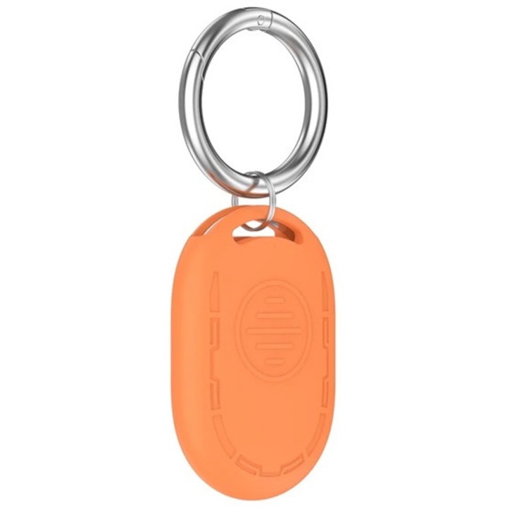 Gigapack szilikon tok, matt, narancssárga, Xiaomi Tag kompatibilis