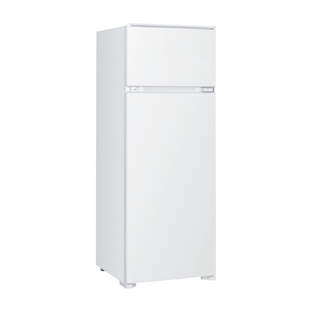 Frigider cu 2 usi incorporabil Candy CFBD 2450/2EH, Static, Congelare rapida, Autodezghetare, Iluminare LED, Control mecanic, Usi reversibile, H 145 cm, 205 l, Clasa E, Alb