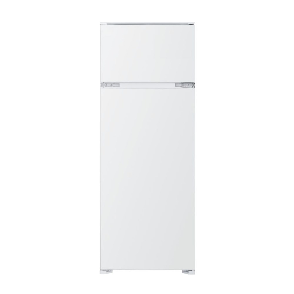Frigider cu 2 usi incorporabil Candy CFBD 2450/2EH, Static, Congelare rapida, Autodezghetare, Iluminare LED, Control mecanic, Usi reversibile, H 145 cm, 205 l, Clasa E, Alb