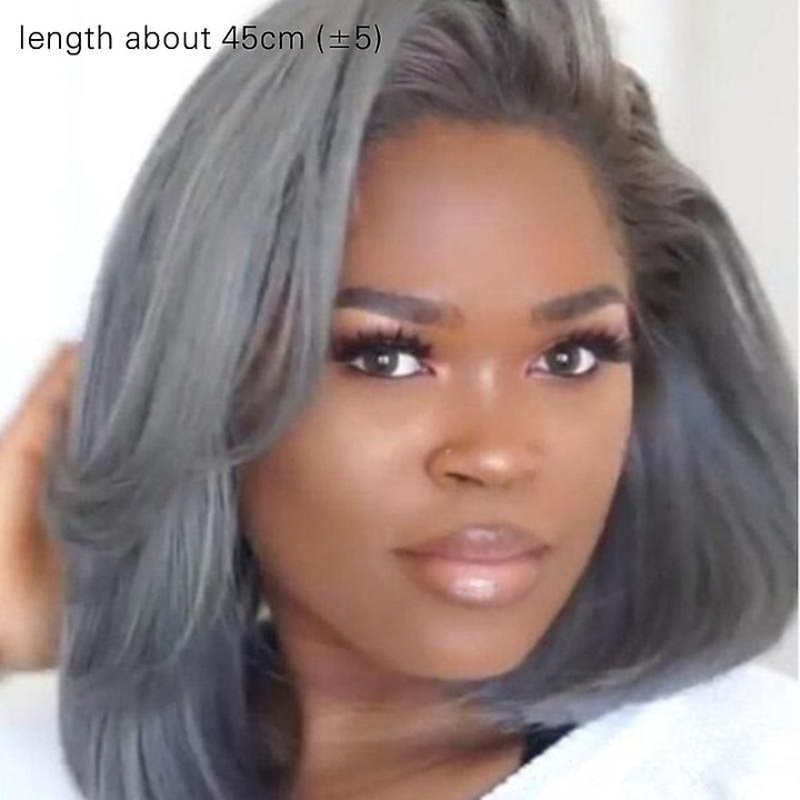 Peruca scurta dreapta, 45cm, multicolor, accesorii pentru par