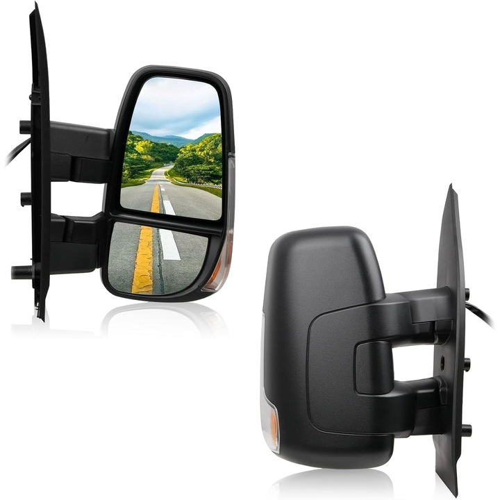 Дясно странично огледало Iveco Daily 6, електрическо, с подгряване, с мигач, 2014-2025