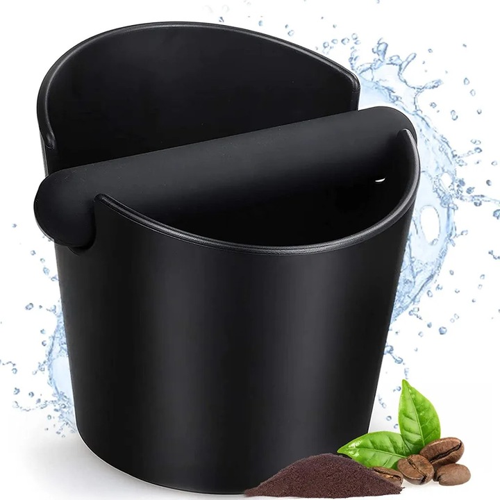 Cutie pentru tamparea zatului de cafea, capacitate mare, anti-alunecare, usor de curatat, 30x15cm