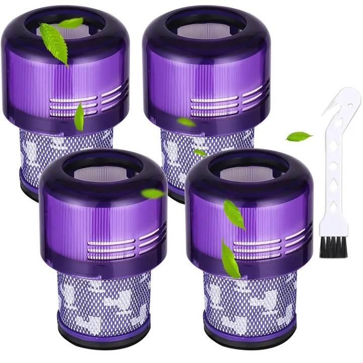 Set 4 filtre HEPA pentru aspiratoare Dyson V11 SV14, filtre lavabile, accesorii pentru aspiratoare
