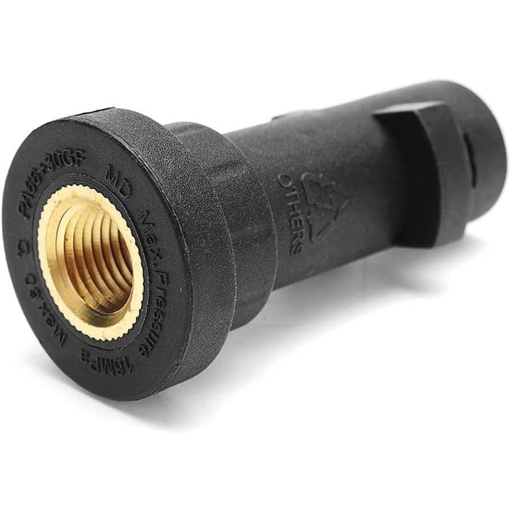 Set accesorii adaptor pentru aparate de spalat cu presiune Karcher K2-K7, plastic, 2 piese