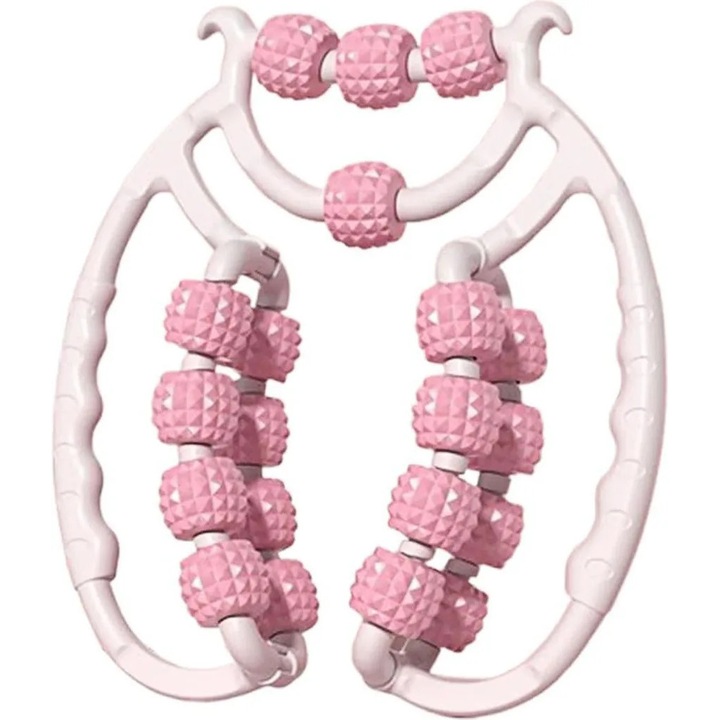 Rola de masaj, 3D, anti-celulita, pentru relaxare musculara, plastic, set 1 buc.