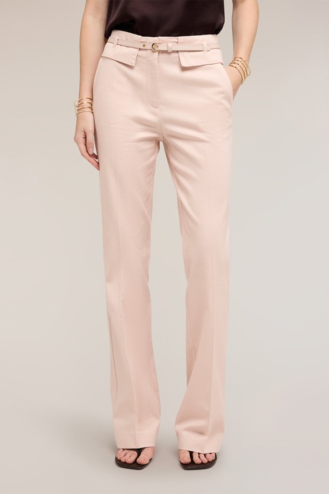 Motivi, Pantaloni drepti cu pense, Piersica, 32