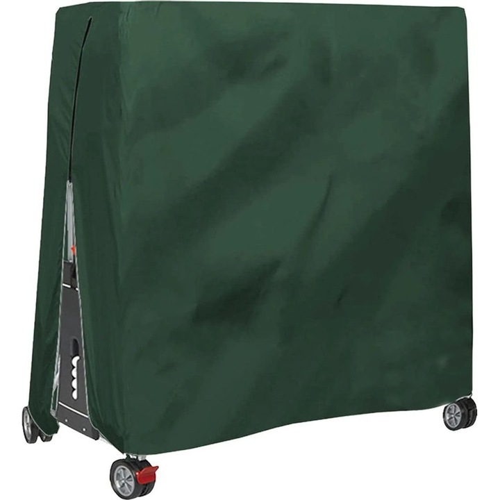 Husa de protectie pentru masa de ping pong, 165x70x185 cm, material 420D Oxford, impermeabil, cu curele ajustabile