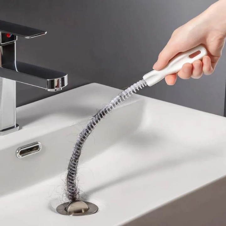 Unelte de curatare a canalizarii, flexibil, reutilizabil, ecologic, pentru bai si bucatarii