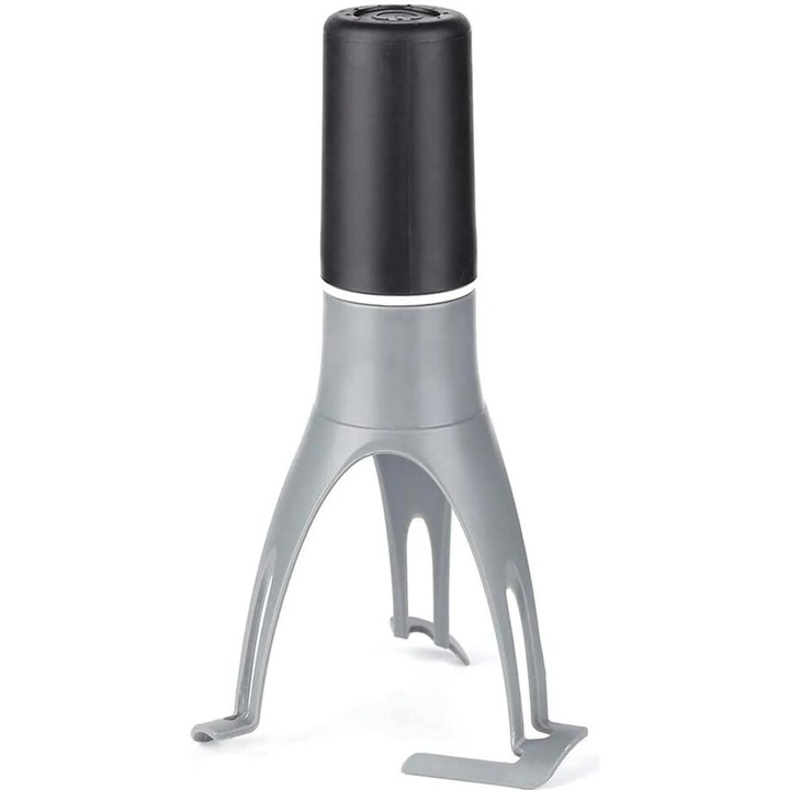 Mixer automat pentru bucatarie, 3 viteze, negru/gri, alimentare cu baterii