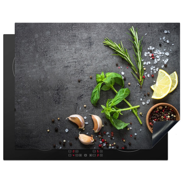 Защита за индукционен плот, OnlyWow, зелен, 77x59см