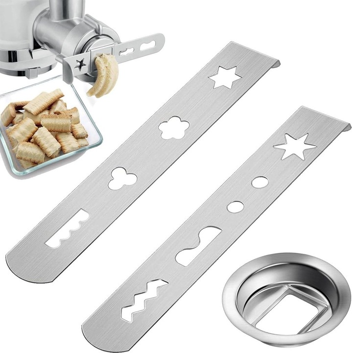 Set 8 forme prajituri din otel inoxidabil, diverse forme, usor de curatat