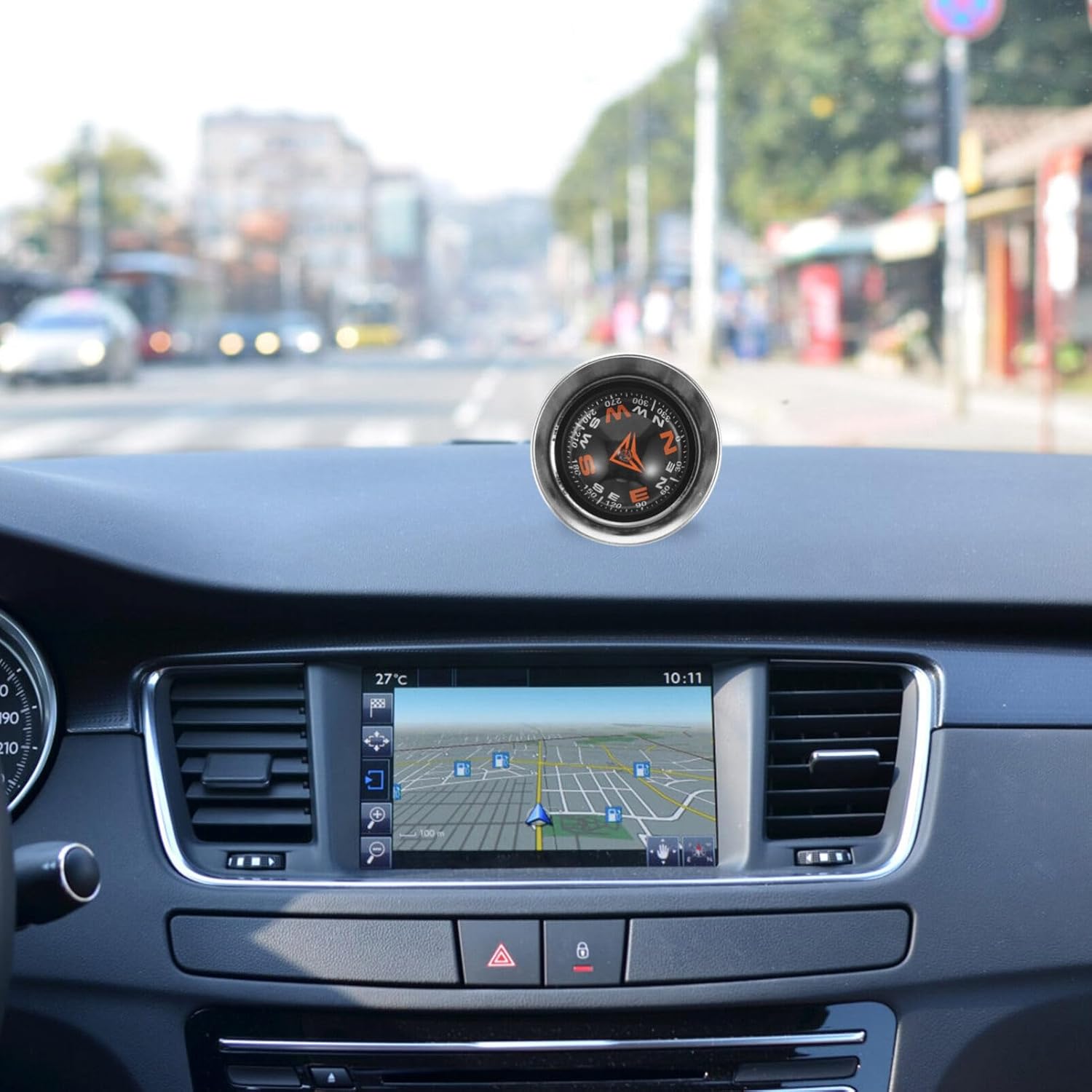 Busola de precizie, design vintage, portabila, 10x5cm - eMAG.ro
