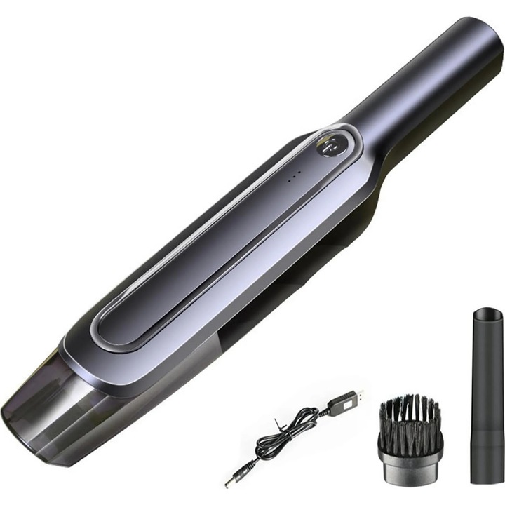 Aspirator auto fara fir, utilizare umeda si uscata, putere mare de aspiratie, portabil