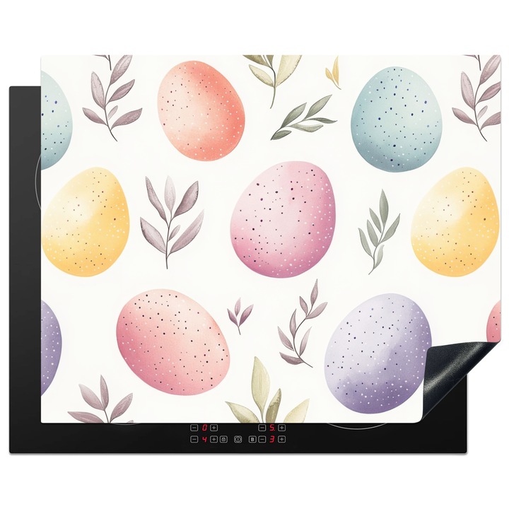 Защита за индукционен плот OnlyWow 65x52cm, бяла, против надраскване