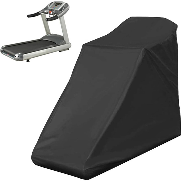 Husa protectie pentru banda de alergare, 210D Oxford, impermeabila, 200x95x150cm, neagra