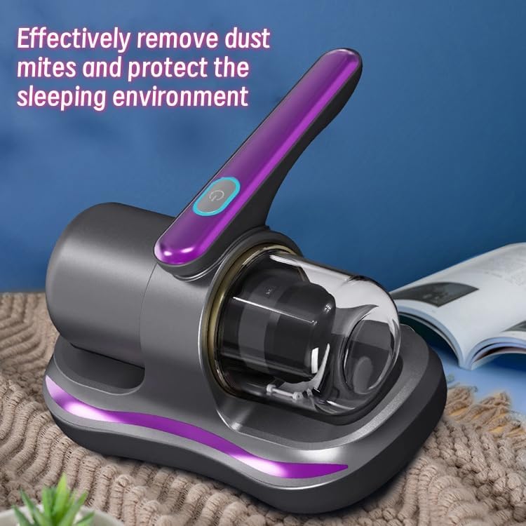 Aspirator pentru saltele, cu lampa UV, functie fara fir, sistem de filtrare eficient, violet