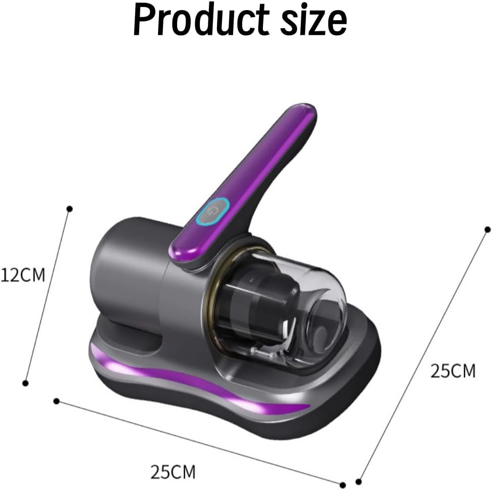 Aspirator pentru saltele, cu lampa UV, functie fara fir, sistem de filtrare eficient, violet