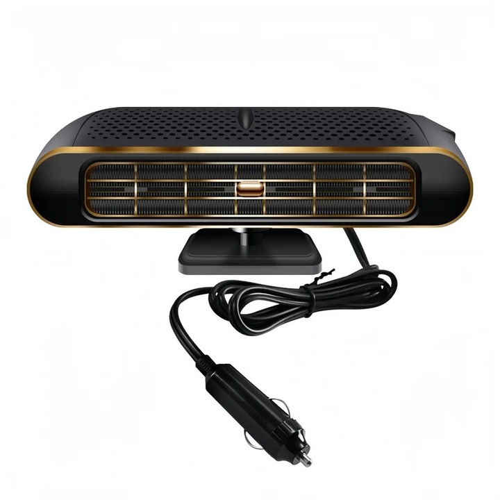 Incalzitor auto 2 in 1, 12V, 120W, dimensiuni 17x9.5x7.5cm, pentru dezghetare si defogare