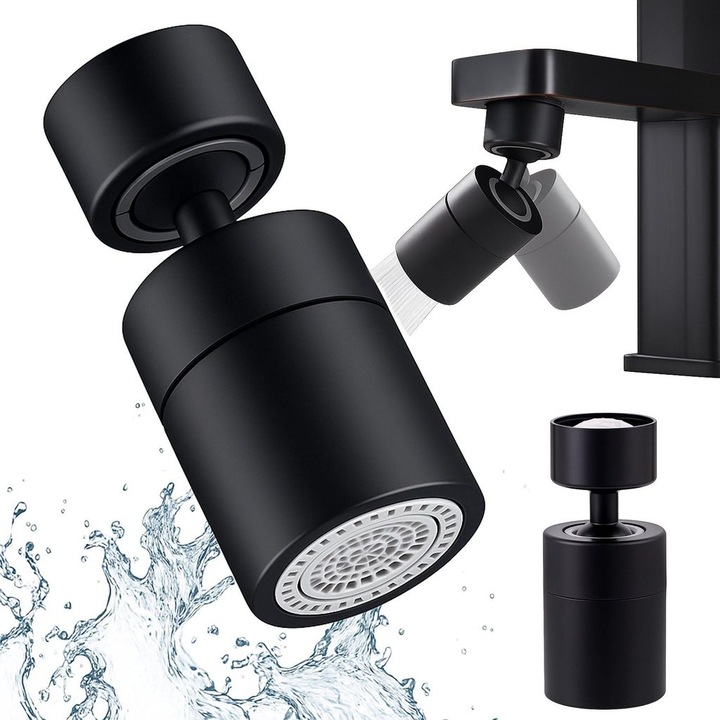 Aerator baterie, 2 moduri, rotire 360°, set