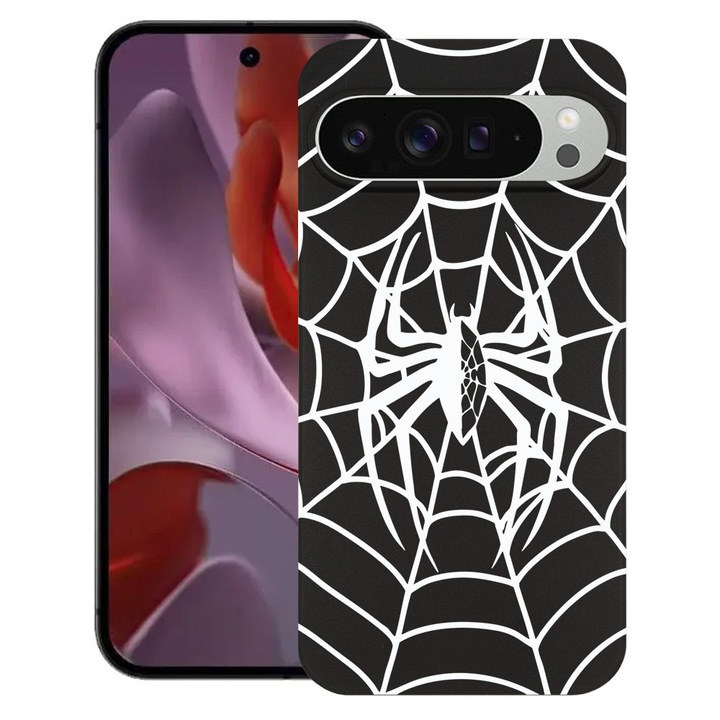 BestCase® Husa TPU Ultra Slim Compatibila cu Google Pixel 10 / 10 Pro, Spider, 2030992 B 2026