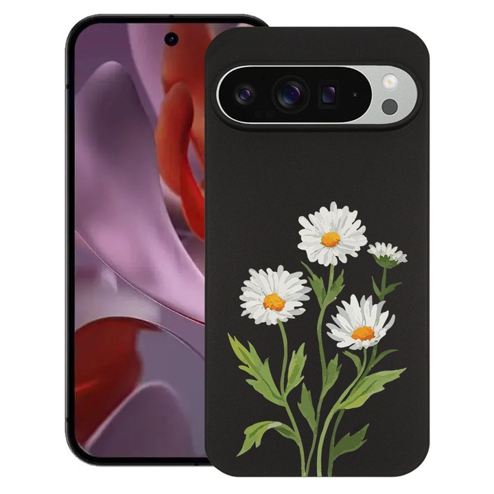 BestCase® Husa TPU Ultra Slim Compatibila cu Google Pixel 10 Pro XL, Floral - Pressed Daisy, 2052000 B 2031