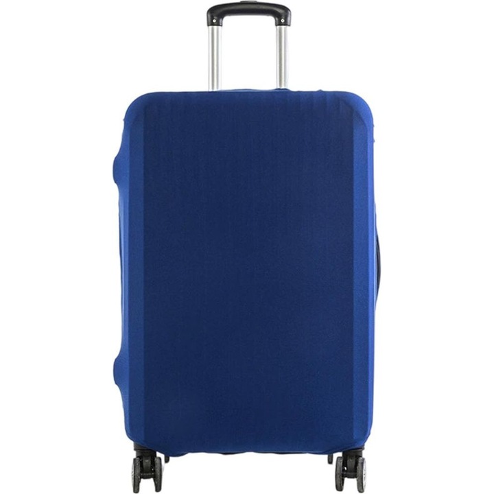 Husa elastica pentru bagaje, rezistenta la zgarieturi si praf, marime M (22-24 inci), albastra