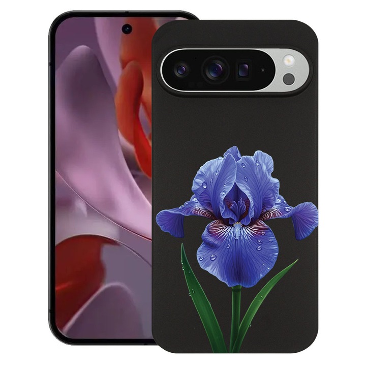 BestCase® Husa TPU Ultra Slim Compatibila cu Google Pixel 10 / 10 Pro, Floral - Iris, 2030992 B 2058