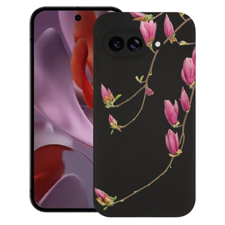 BestCase® Husa TPU Ultra Slim Compatibila cu Google Pixel 10a, Floral - Minimalist Orchid, 3128367 B 2063