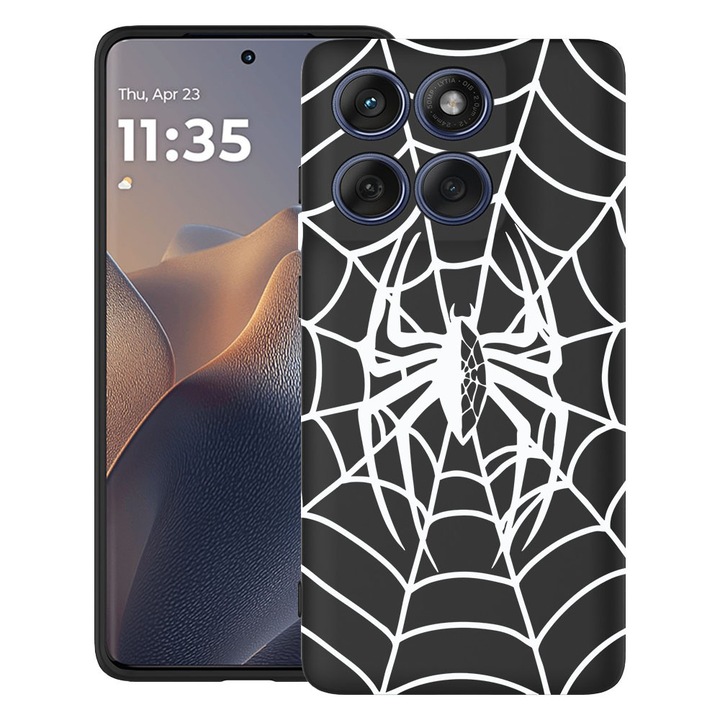 BestCase® Husa TPU Ultra Slim Compatibila cu Motorola Moto G86 Power, Spider, 3113067 B 2026