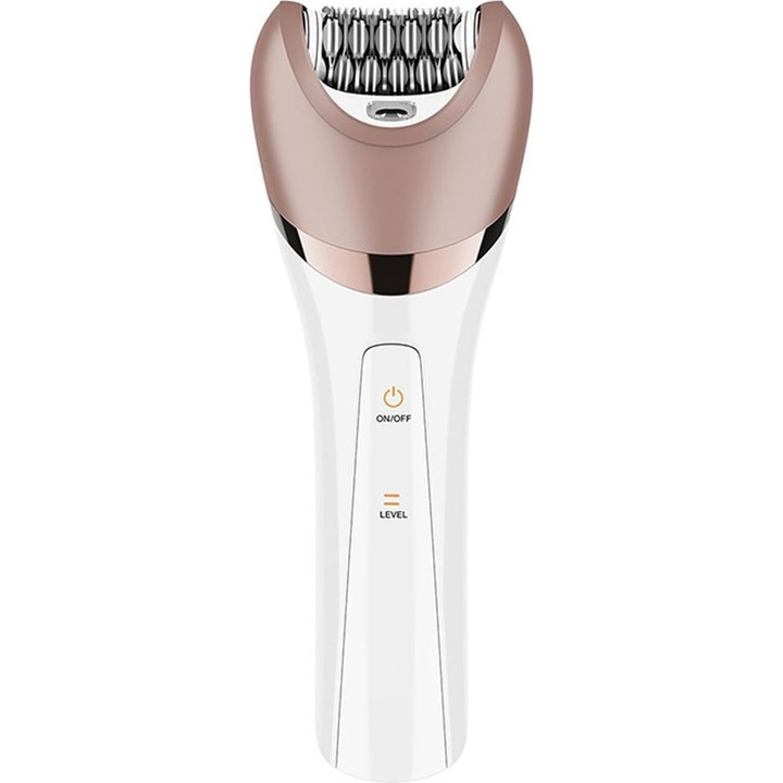 Epilator electric 6 in 1, cu accesorii de masaj si curatare, impermeabil IPX7, incarcare rapida USB, utilizare umeda si uscata