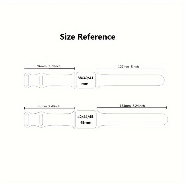 Bratara sport unisex pentru Apple Watch, 38x49mm, respirabila si durabila, set