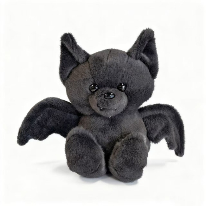 Jucarie de plus, neagra, 30x20cm, design simplu si adorabil