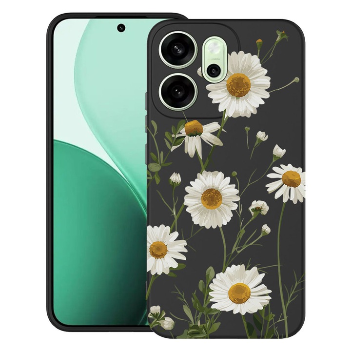 BestCase® Husa TPU Ultra Slim Compatibila cu OPPO Reno13 F / FS, Floral - Daisy, 2022872 B 2032