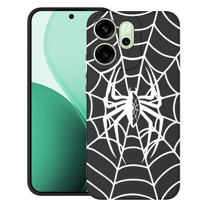 BestCase® Husa TPU Ultra Slim Compatibila cu OPPO Reno14 F / FS, Spider, 2100009 B 2026