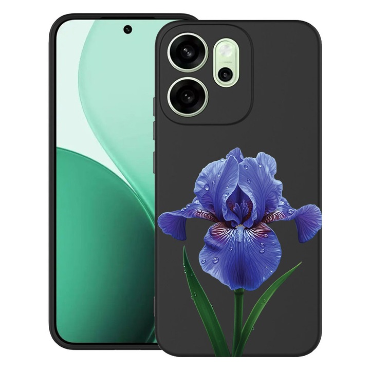 BestCase® Husa TPU Ultra Slim Compatibila cu OPPO Reno13 F / FS, Floral - Iris, 2022872 B 2058